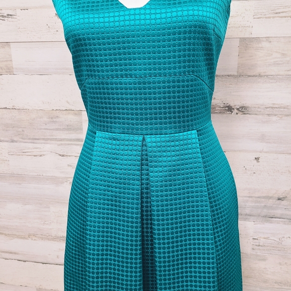 AG Phillips Teal Designer Sheath Dress - Picture 5 of 11